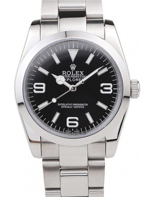Replica Rolex Explorer 36mm Dial Black 98087 - Best shop to buy a Fake Rolex