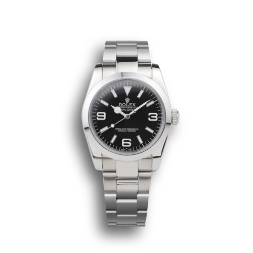 Replica Rolex Explorer 36mm Dial Black 98087 - Best shop to buy a Fake Rolex