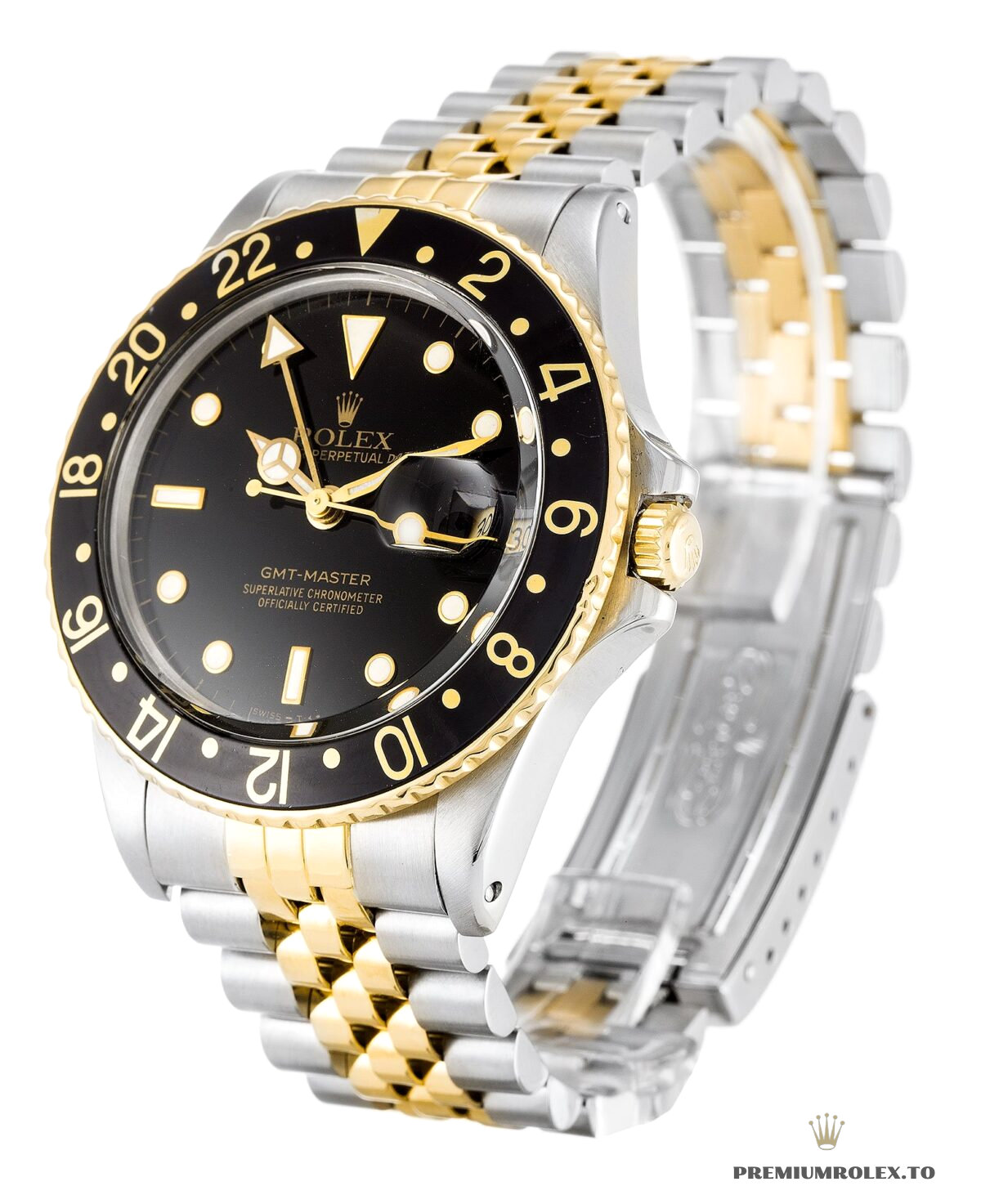 Replica Rolex GMT-Master 38mm Dial Black 16753 - Best Quality Counterfeit Rolex