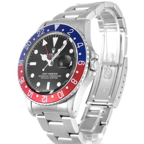 Replica Rolex GMT-Master 40mm Dial Black 16710 - Best shop to buy a Fake Rolex