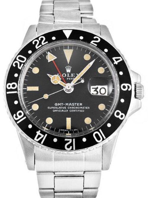 Replica Rolex GMT-Master 40mm Dial Black 1675 - Best shop to buy a Fake Rolex