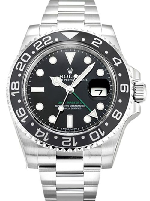 Replica Rolex GMT-Master II 40mm Dial Black 116710 - Best shop to buy a Fake Rolex