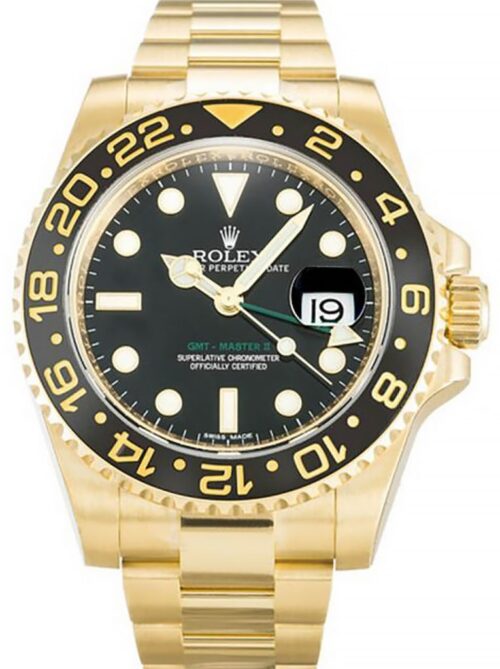 Replica Rolex GMT-Master II 40mm Dial Black 116718 - Best shop to buy a Fake Rolex
