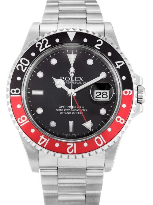 Replica Rolex GMT-Master II 40mm Dial Black 16710 - Best shop to buy a Fake Rolex