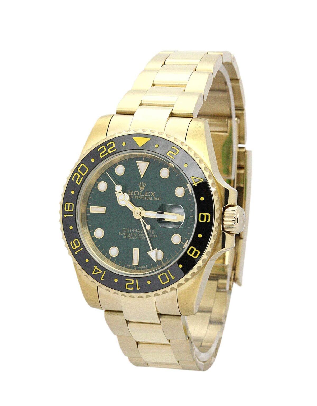 Replica Rolex GMT-Master II 40mm Dial Green 116718LN - Best shop to buy a Fake Rolex