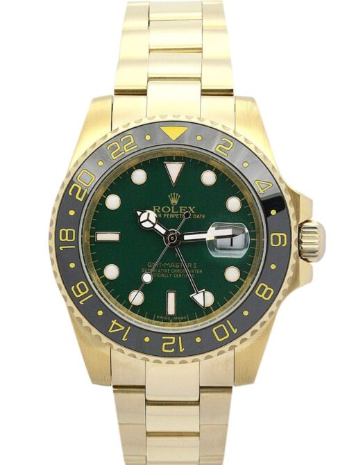 Replica Rolex GMT-Master II 40mm Dial Green 116718LN - Best shop to buy a Fake Rolex