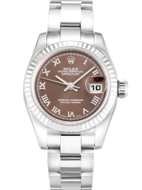 Replica Rolex Lady-Datejust 179179 26mm Bronze Dial - Best shop to buy a Fake Rolex