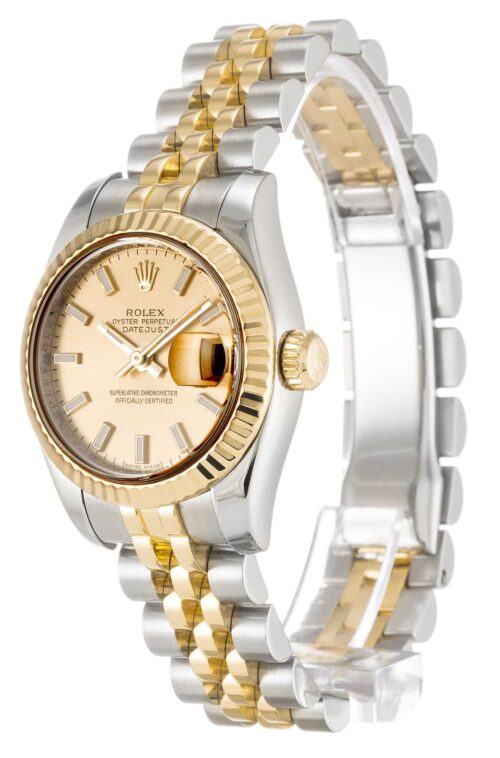 Replica Rolex Lady-Datejust 179173 Champagne Dial 26mm - Best shop to buy a Fake Rolex