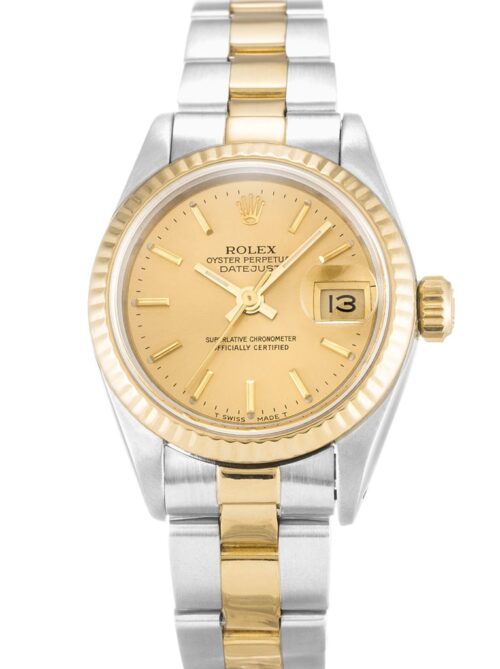 Replica Rolex Lady-Datejust 69173 Champagne Dial 26mm - Best shop to buy a Fake Rolex