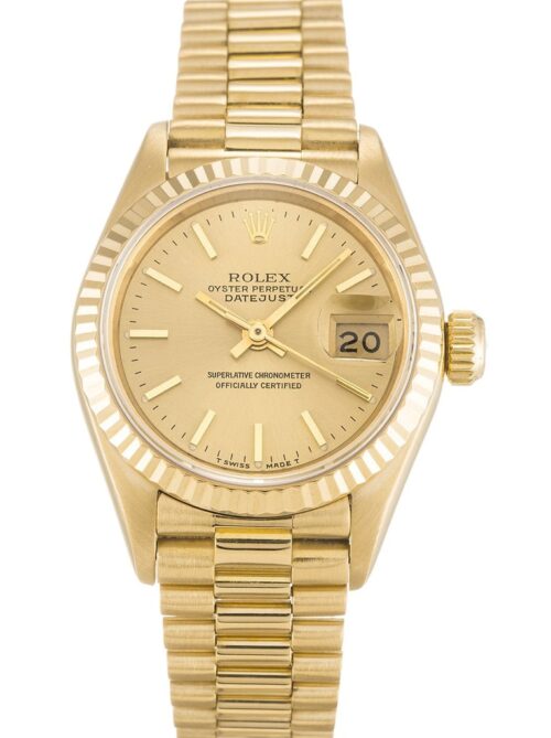 Replica Rolex Lady-Datejust 69178 26mm Champagne Dial - Best shop to buy a Fake Rolex