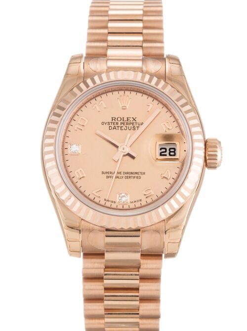 Replica Rolex Lady-Datejust 179175F 26mm Goldust Mother of Pearl Dial - Best shop to buy a Fake Rolex