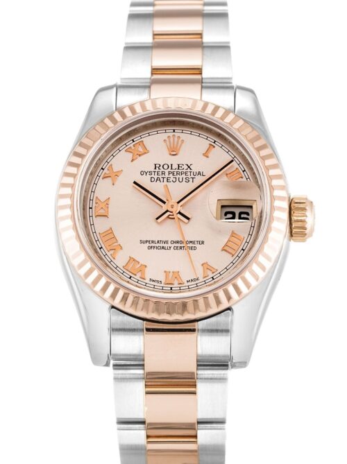 Replica Rolex Lady-Datejust 179171 26mm Rose Dial - Best shop to buy a Fake Rolex