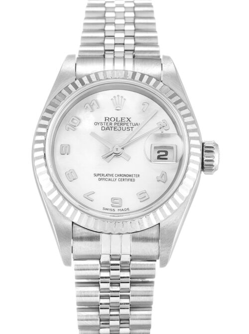 Replica Rolex Lady-Datejust 79174 26mm White Mother of Pearl Dial - Best shop to buy a Fake Rolex