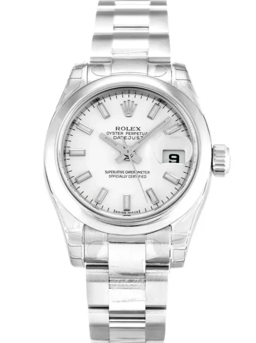 Replica Rolex Lady-Datejust 179160 26mm White Dial - Best shop to buy a Fake Rolex