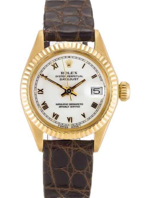 Replica Rolex Lady-Datejust 6916 26mm White Dial - Best shop to buy a Fake Rolex