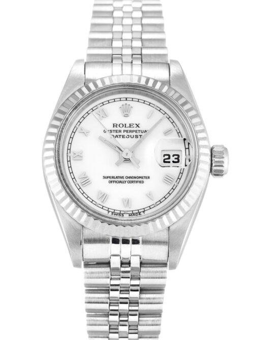 Replica Rolex Lady-Datejust 69174 26mm White Dial - Best shop to buy a Fake Rolex