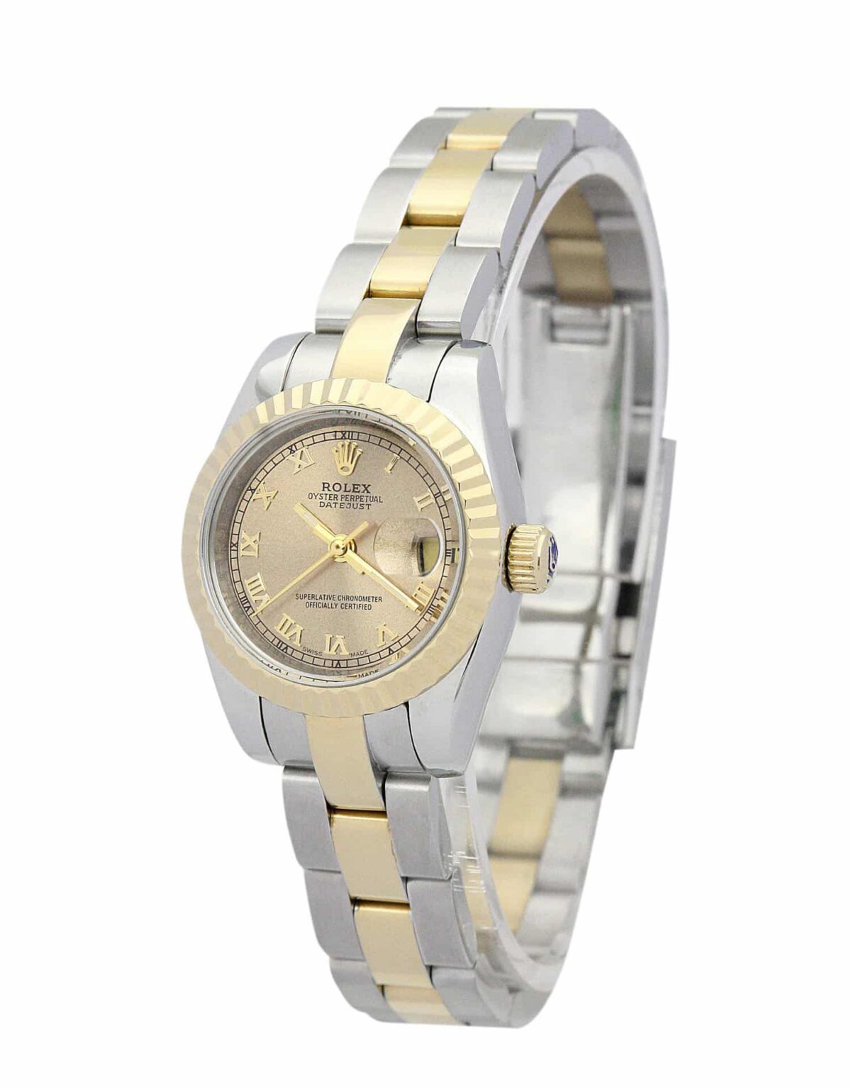 Replica Rolex Lady-Datejust 179163 26mm Yellow Gold Dial - Best shop to buy a Fake Rolex