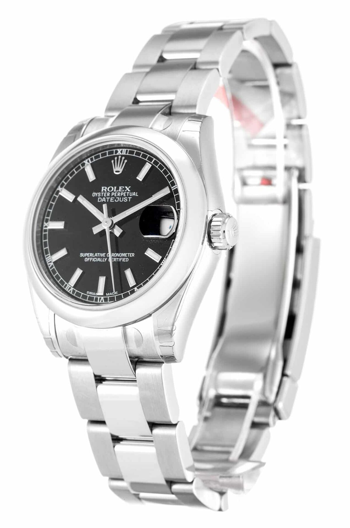 Replica Rolex Lady-Datejust 178240 31mm Black Dial - Best shop to buy a Fake Rolex