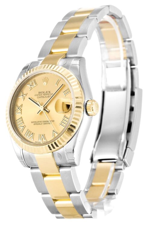 Replica Rolex Lady-Datejust 178273 31mm Champagne Dial - Best shop to buy a Fake Rolex