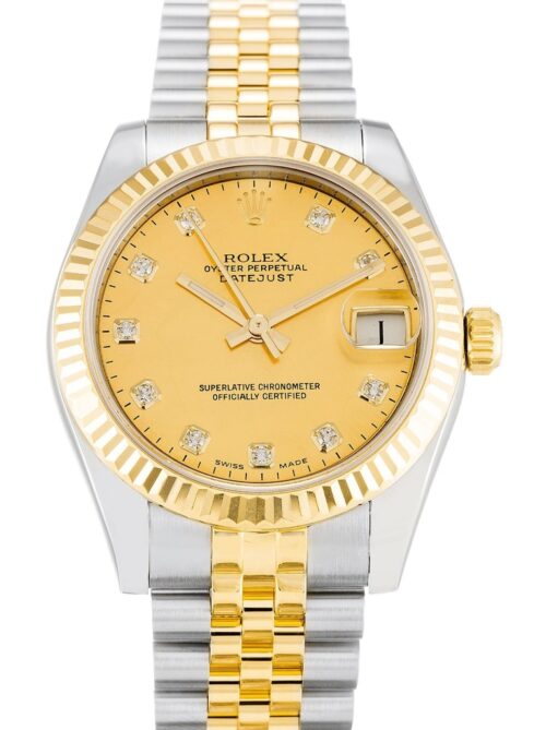 Replica Rolex Lady-Datejust 178273 Champagne Dial 31mm - Best shop to buy a Fake Rolex