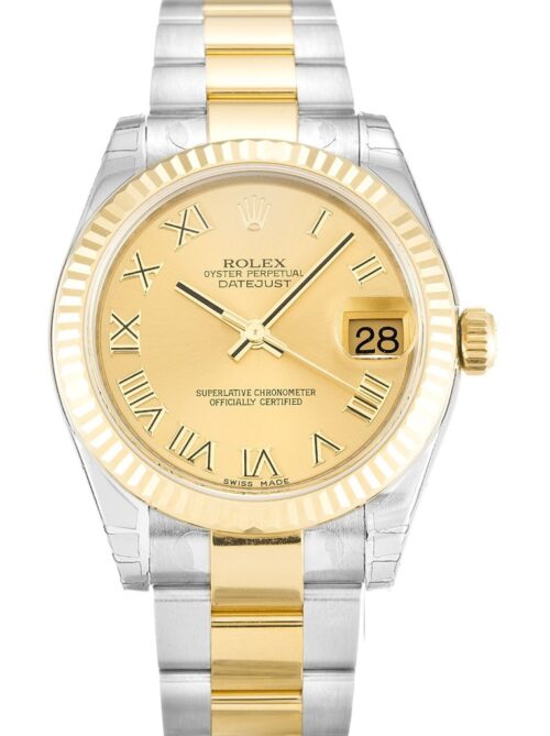 Replica Rolex Lady-Datejust 178273 31mm Champagne Dial - Best shop to buy a Fake Rolex