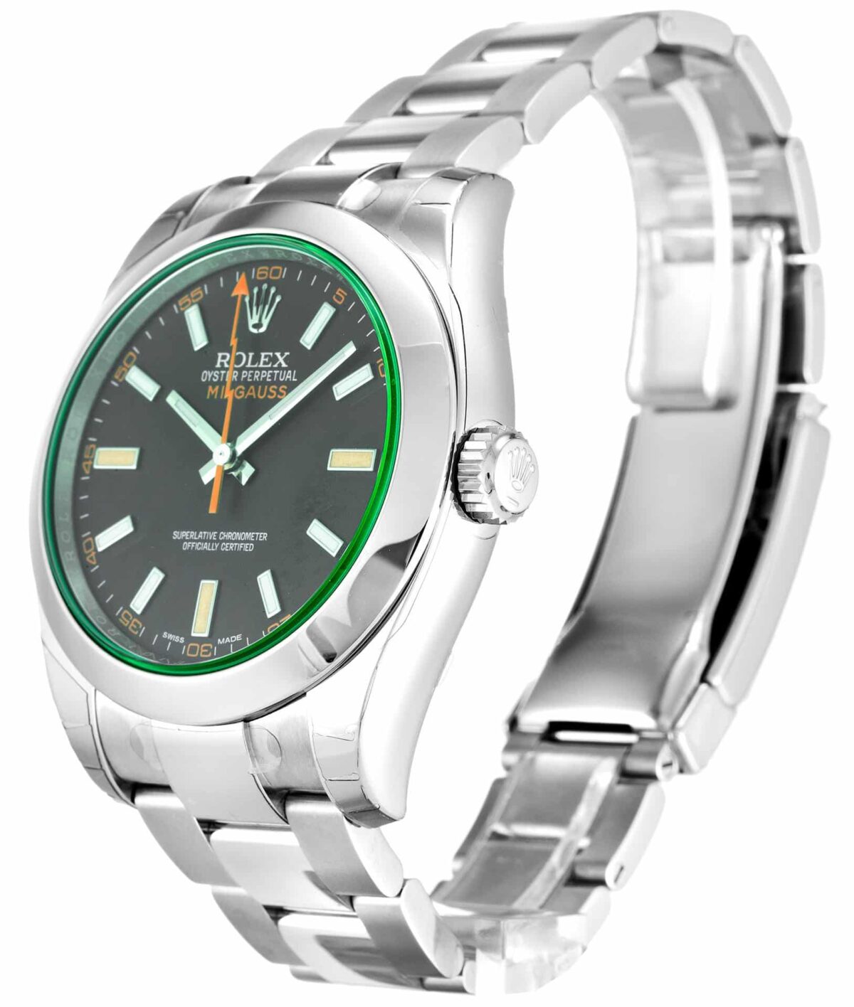 Replica Rolex Milgauss 40mm Dial Black 116400GV - Best shop to buy a Fake Rolex