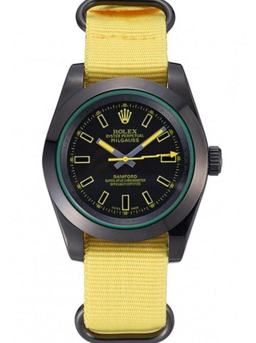 Replica Rolex Milgauss 40mm Dial Black 621999 - Best shop to buy a Fake Rolex