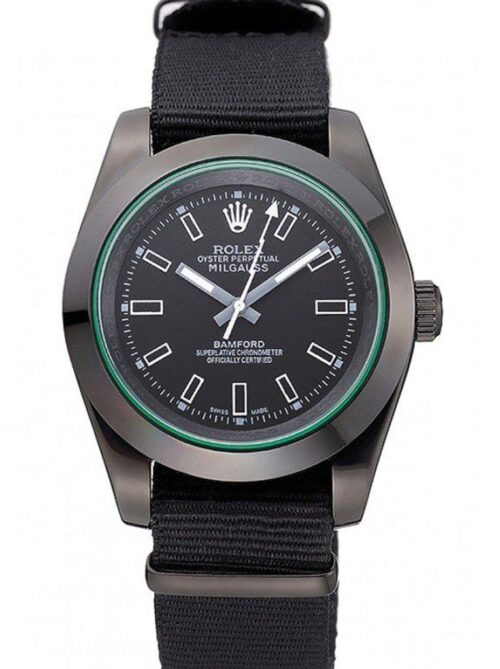 Replica Rolex Milgauss 40mm Dial Black 622001 - Best shop to buy a Fake Rolex