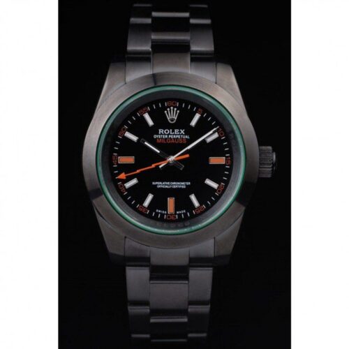 Replica Rolex Milgauss 40mm Dial Black SC05090290 - Best shop to buy a Fake Rolex
