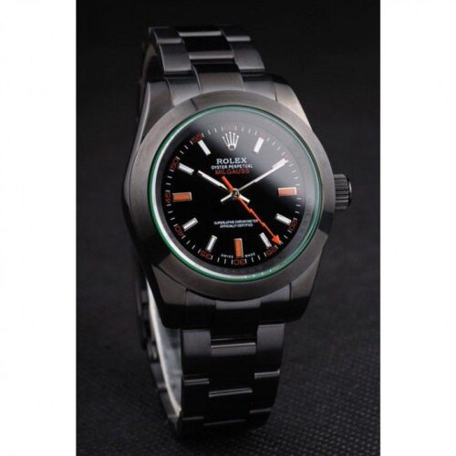Replica Rolex Milgauss 40mm Dial Black SC05090290 - Best shop to buy a Fake Rolex