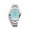 Replica Rolex Oyster Perpetual Lady 41mm Dial Turquoise Blue 124300 - Best shop to buy a Fake Rolex