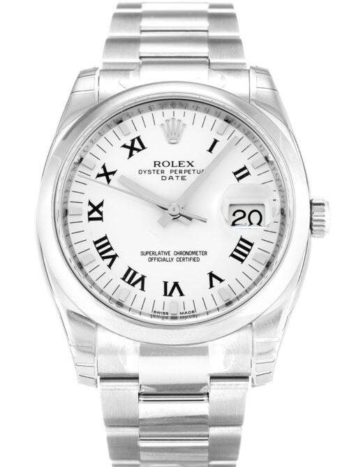 Replica Rolex Oyster Perpetual Date 34mm Dial White 115200 - Best shop to buy a Fake Rolex