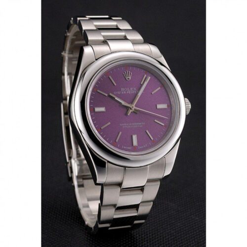 Replica Rolex Oyster Perpetual Date 41mm Dial Purple SC016834 - Best shop to buy a Fake Rolex