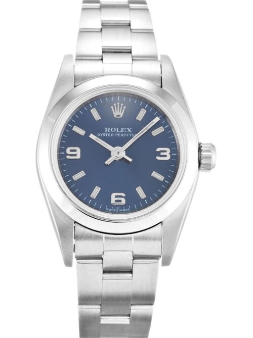 Replica Rolex Oyster Perpetual Lady 24mm Dial Blue 76080 - Best shop to buy a Fake Rolex