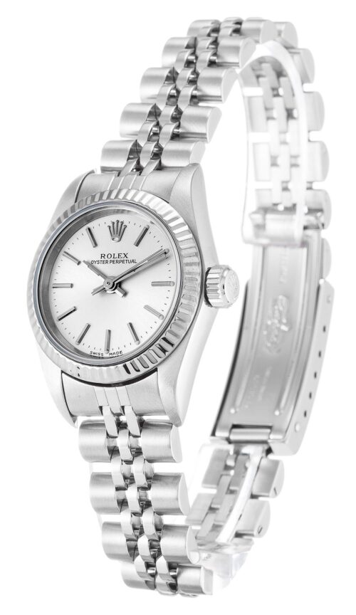 Replica Rolex Oyster Perpetual Lady 24mm Dial Silver 67194 - Best shop to buy a Fake Rolex