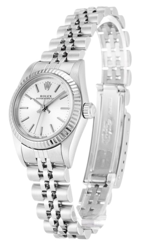 Replica Rolex Oyster Perpetual Lady 26mm Dial Silver 76094 - Best shop to buy a Fake Rolex