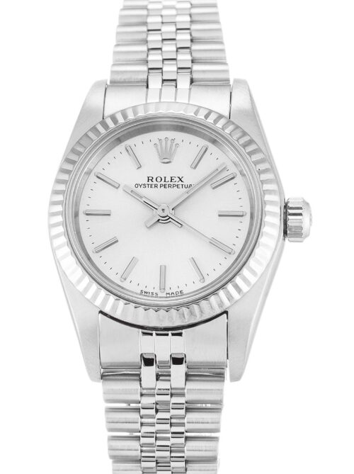 Replica Rolex Oyster Perpetual Lady 26mm Dial Silver 76094 - Best shop to buy a Fake Rolex