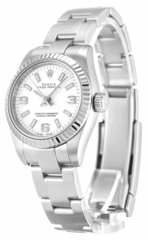Replica Rolex Oyster Perpetual Lady 26mm Dial White 176234 - Best shop to buy a Fake Rolex