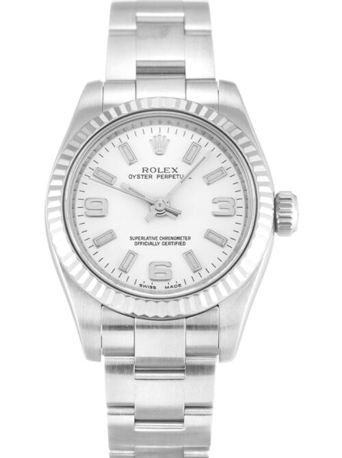 Replica Rolex Oyster Perpetual Lady 26mm Dial White 176234 - Best shop to buy a Fake Rolex