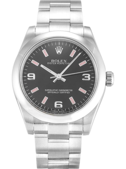 Replica Rolex Oyster Perpetual Lady Dial Black 31mm 177200 - Best shop to buy a Fake Rolex