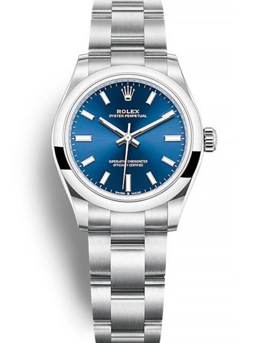 Replica Rolex Oyster Perpetual Lady 31mm Dial Blue 277200 - Best shop to buy a Fake Rolex