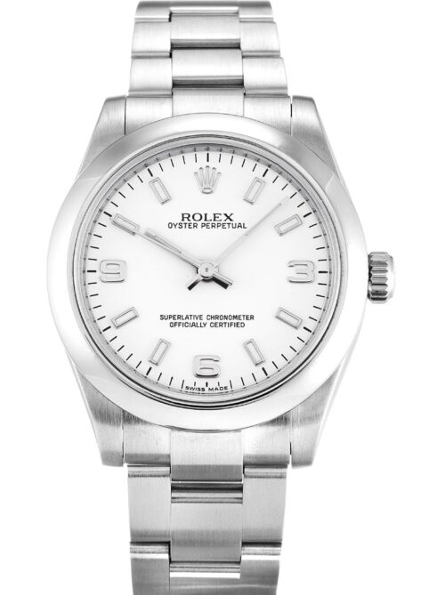 Replica Rolex Oyster Perpetual Lady 31mm Dial White 177200 - Best shop to buy a Fake Rolex