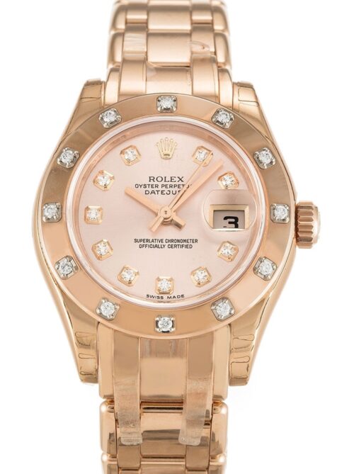Replica Rolex Pearlmaster 29mm Dial Rose 80315 - Best shop to buy a Fake Rolex