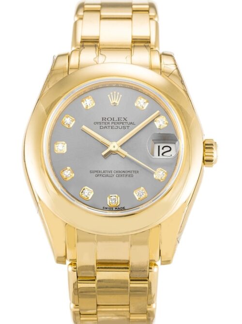 Replica Rolex Pearlmaster 31mm Dial Silver 81208 - Best shop to buy a Fake Rolex