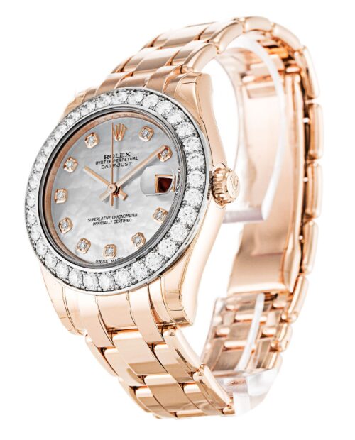 Replica Rolex Pearlmaster 34mm Dial Mother of Pearl 81285 - Best shop to buy a Fake Rolex