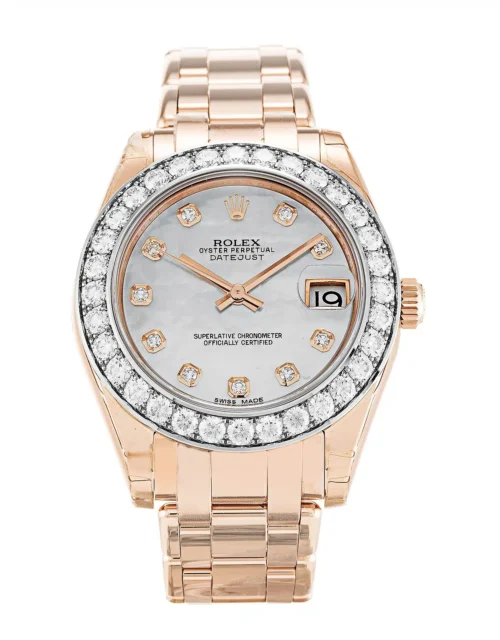 Replica Rolex Pearlmaster 34mm Dial Mother of Pearl 81285 - Best shop to buy a Fake Rolex
