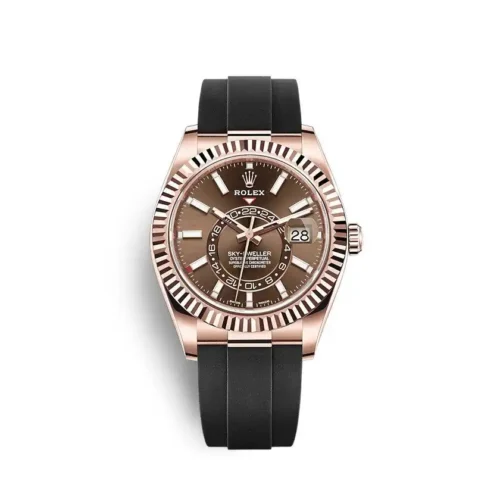 Replica Rolex Sky-Dweller 326235 42mm Chocolate Dial - Best shop to buy a Fake Rolex