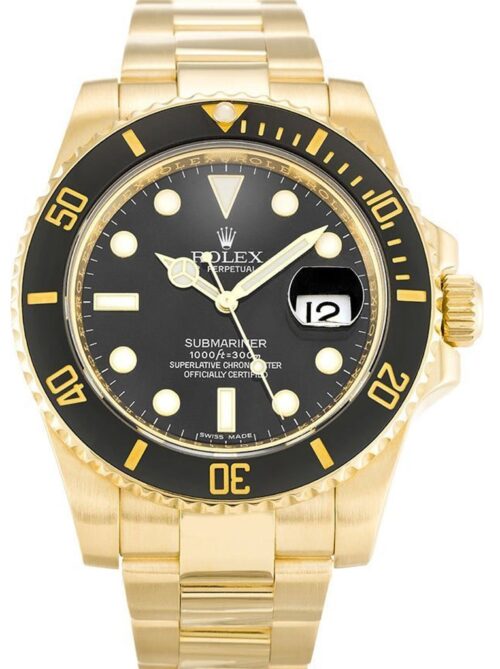 Replica Rolex Submariner 116618LN 40mm Black Dial - Best shop to buy a Fake Rolex