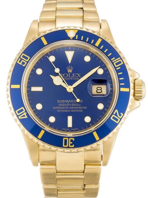 Replica Rolex Submariner 16618 40mm Blue Dial - Best shop to buy a Fake Rolex