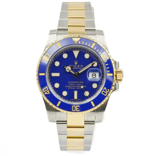 Replica Rolex Submariner 116613LB 40mm Blue Dial - Best shop to buy a Fake Rolex